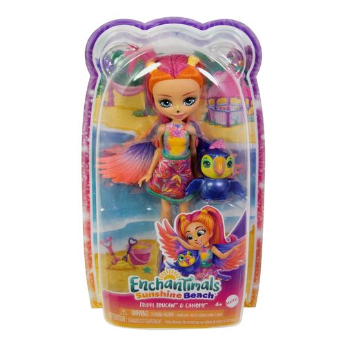 Enchantimals Sunshine Beach Trippi Toucan doll