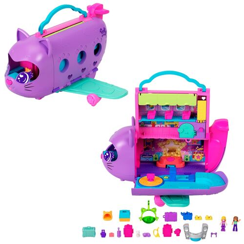 Polly Pocket Kitten Airplane chest