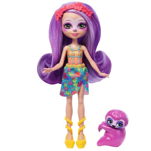 Enchantimals Sunshine Beach Sabindra Sloth doll