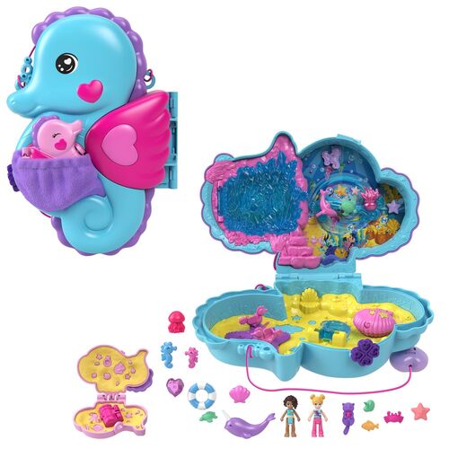 Polly Pocket Seahorse bag case