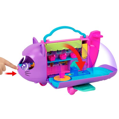 Polly Pocket Kitten Airplane chest