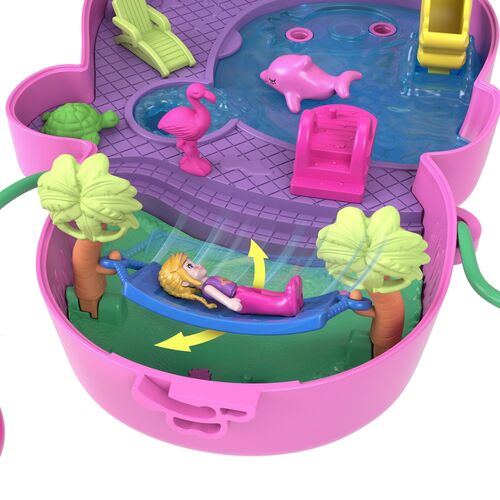 Polly Pocket Mama monkey and baby bag