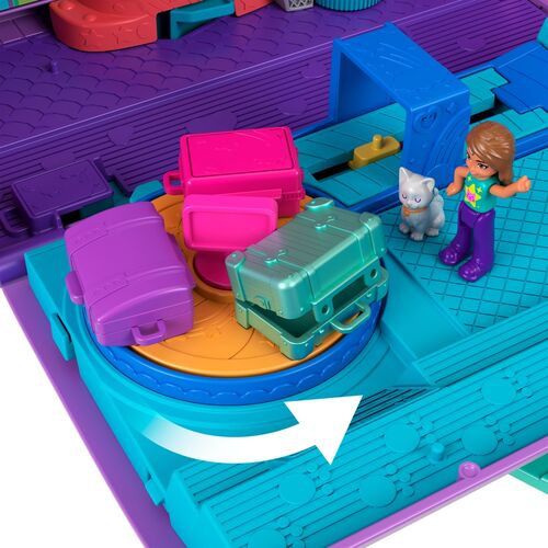 Polly Pocket Kitten Airplane chest