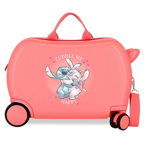 Disney Stitch Cuddle Me Coral ABS suitcase 45cm