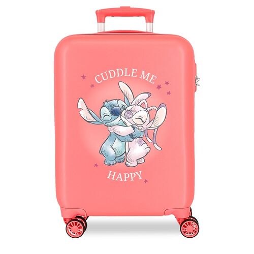 Disney Stitch Cuddle Me Coral ABS trolley suitcase 55cm