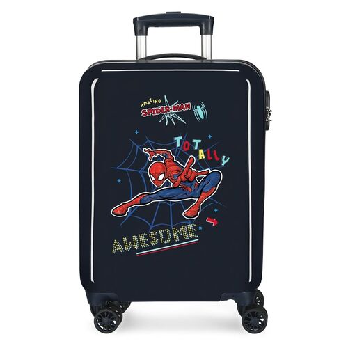 Marvel Spiderman Totally Awesome ABS trolley. suitcase 55cm