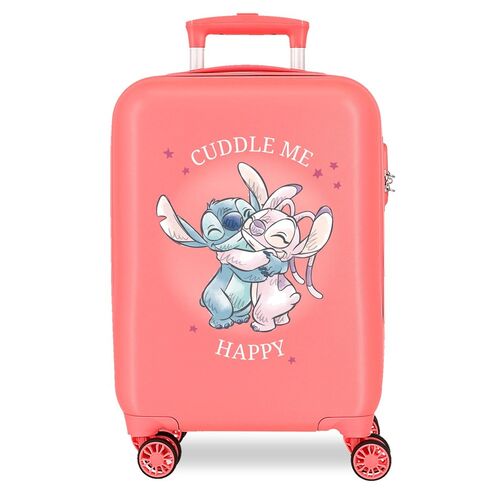 Disney Stitch Cuddle Me Coral ABS trolley suitcase 50cm