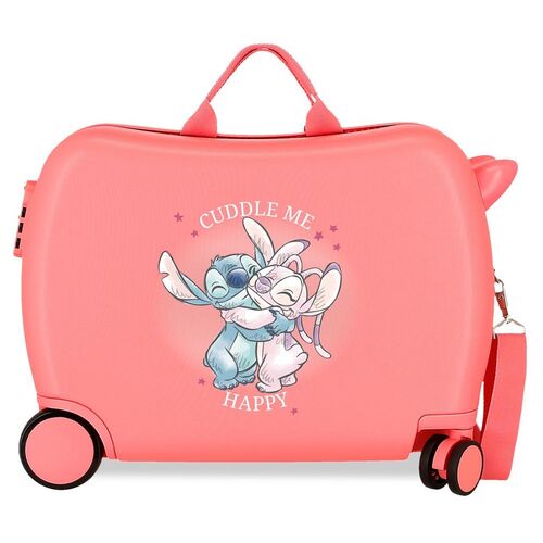 Disney Stitch Cuddle Me Coral ABS suitcase 50cm