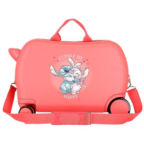 Disney Stitch Cuddle Me Coral ABS suitcase 45cm