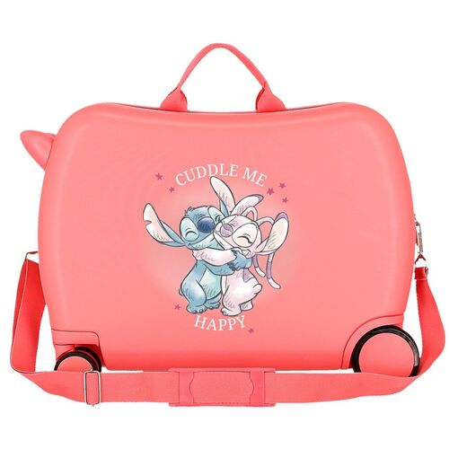 Disney Stitch Cuddle Me Coral ABS suitcase 50cm