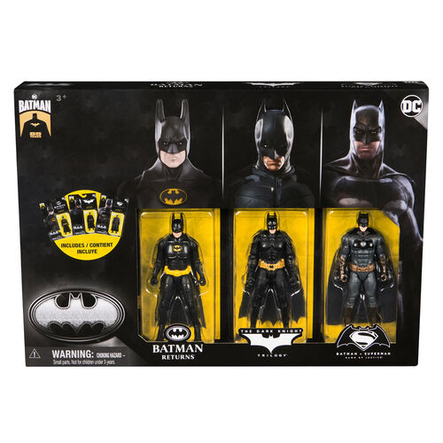 DC Comics Batman pack 3 assorted figures 10cm