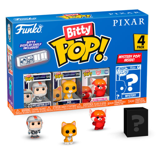 Assorted Blister 4 figures Bitty POP Disney Pixar