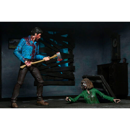 Evil Dead Bloody Ash & Cheryl Williams Ultimate set 2 figures 18cm