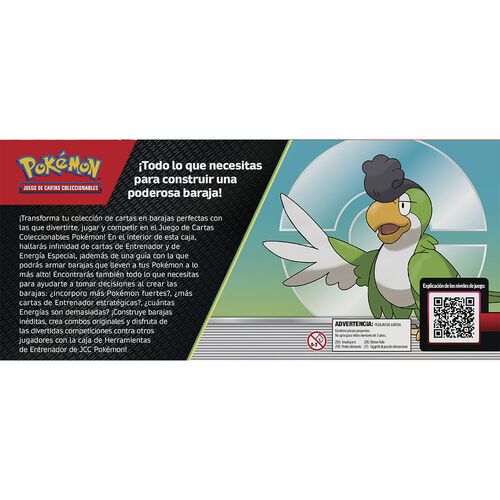 Estuche juego cartas coleccionables Herramientas de Entrenador Pokemon espaol