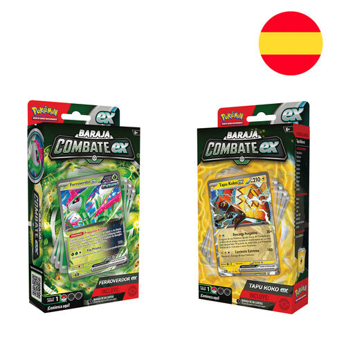 Spanish Pokemon assorted Battle Decks collectible card game