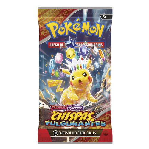 Sobre juego cartas coleccionables SV08 Pokemon espaol surtido