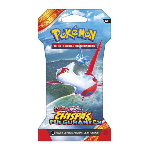 Sobre juego cartas coleccionables Chispas Fulgurantes Escarlata y Purpura Pokemon espaol surtido