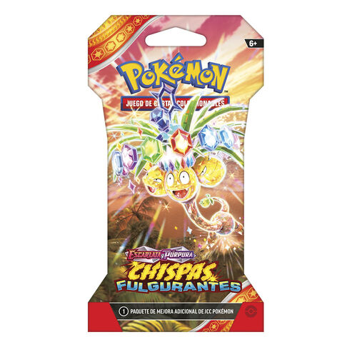 Sobre juego cartas coleccionables Chispas Fulgurantes Escarlata y Purpura Pokemon espaol surtido