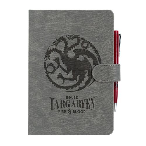 Game of Thrones Targaryen A5 premium notebook + pen