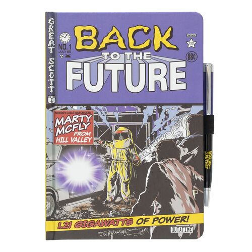 Back to the Future A5 premium notebook + pen