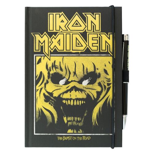 Iron Maiden A5 premium notebook + projector pen