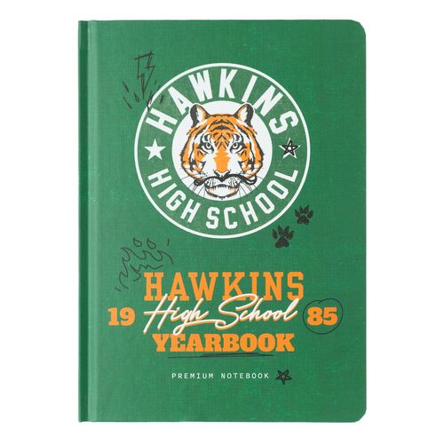 Stranger Things Hawkins High School A5 premium notebook