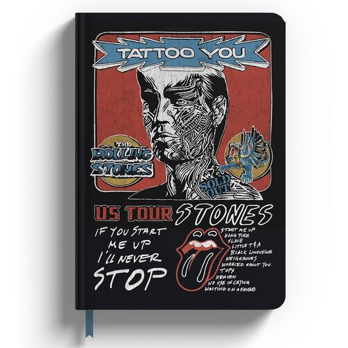 The Rolling Stones A5 premium notebook