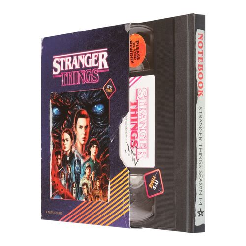 Stranger Things VHS A5 premium notebook