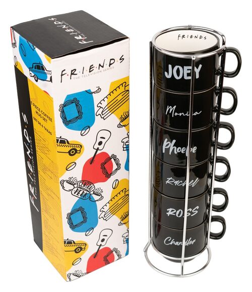 Friends set of 6 mugs 150ml