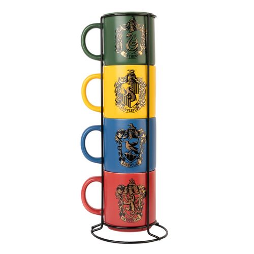 Set 4 tazas Harry Potter 300ml