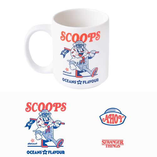 Stranger Things Scoops Ahoy mug 350ml