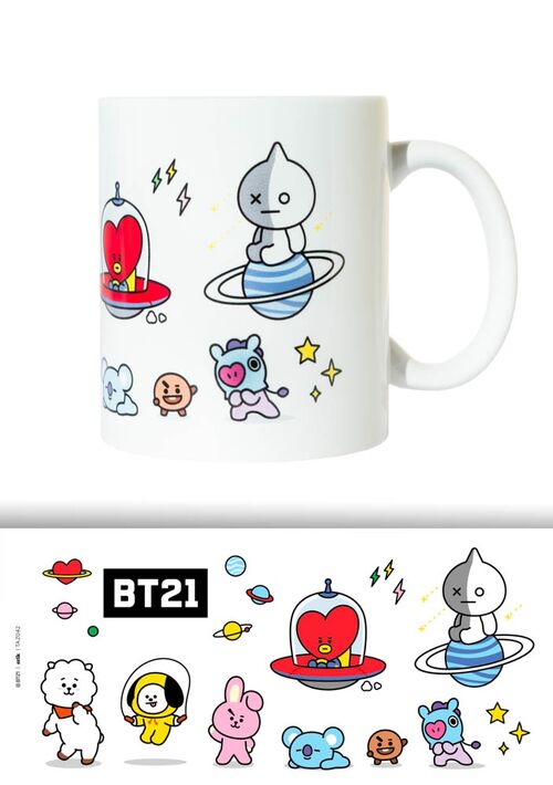 Taza Personajes BT21 330ml