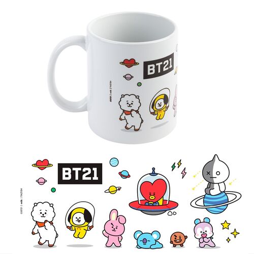 Taza Universtar BT21 330ml