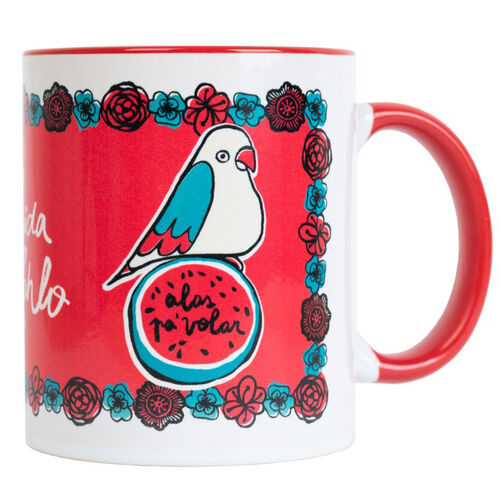 Taza Alas Pa Volar Frida Kahlo 350ml