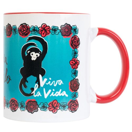 Frida Kahlo Long live life mug