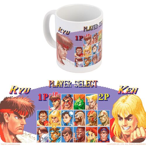 Taza Player Select Street Fighter 350ml