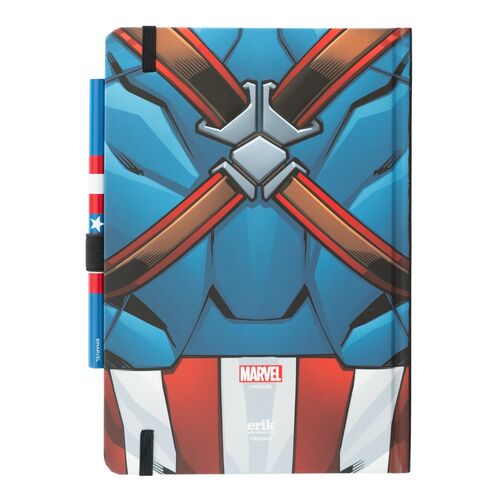 Marvel Captain America A5 premium notebook + pen