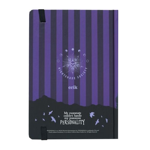 Cuaderno A5 premium Miercoles Addams