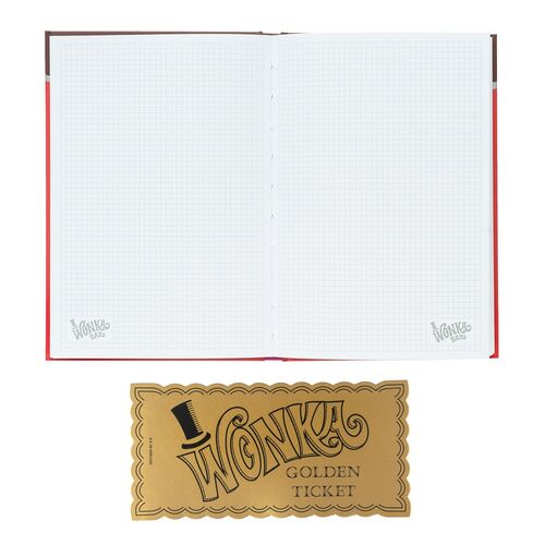 Willy Wonka Wonka Bar A5 premium notebook