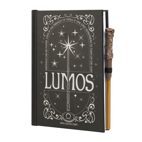 Harry Potter Lumos A5 premium led notebook + pen