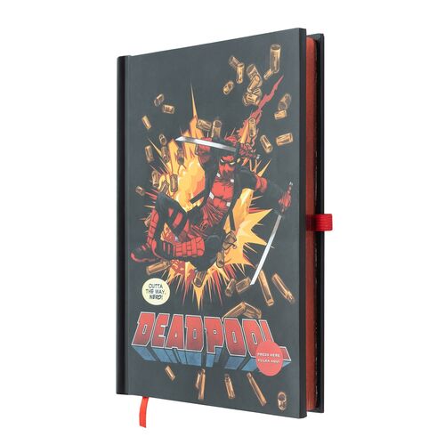 Marvel Deadpool A5 premium led notebook