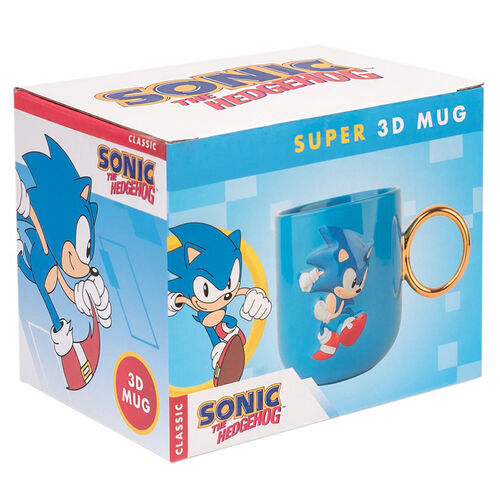 Taza 3D Sonic The Hedgehog 350ml