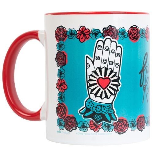 Frida Kahlo Long live life mug