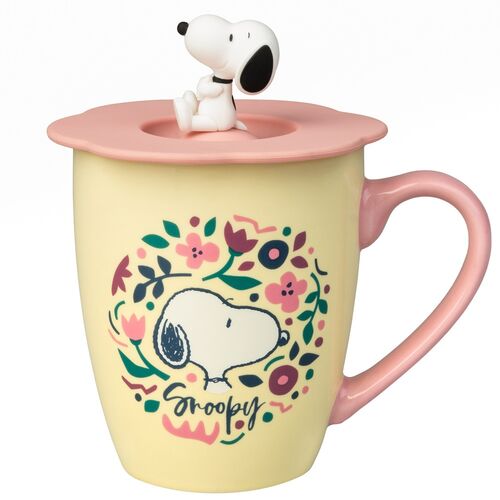 Snoopy premium mug with lid