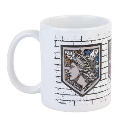 Taza Emblemas Muros Attack On Titan 350ml