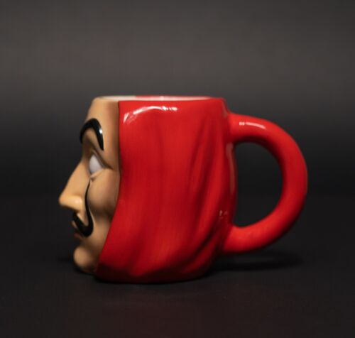 Taza 3D Mascara La Casa de Papel 350ml