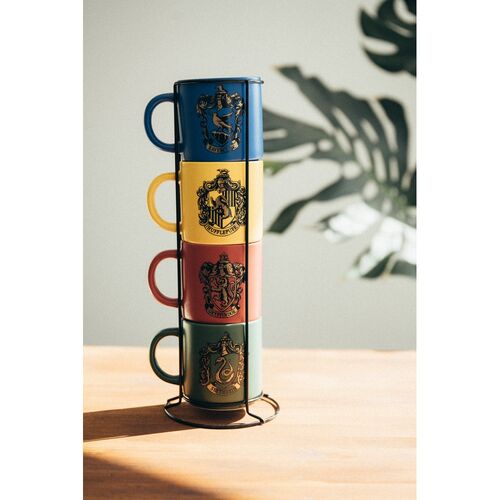 Set 4 tazas Harry Potter 300ml