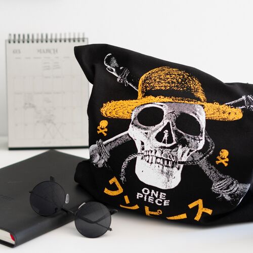 One Piece Jolly Roger shopping bag