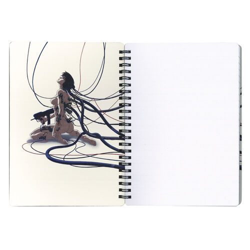 Ghost in the Shell Motoko Motoko Kusanagi 3D notebook