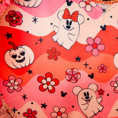 Loungefly Disney Mickey & Minnie Floral Ghost shoulder bag